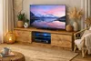 TV skrinka, 140 cm, dub LanceLot, LED osvetlenie, 18 mm, Náhľad obrázku produktu 1