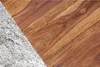 Stolik kawowy z półką z litego drewna 120x70 cm Podgląd zdjęcia produktu 7