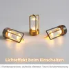 LED Akku Tischlampe Gold Kabellos, Touch Tischleuchte Produktbild-Vorschau 2