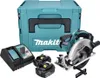 Makita DSS 611 RFJ Akku Handkreissäge 18 V 165 mm + 2x Akku Produktbild-Vorschau 2