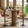 Tribesigns Bartisch, 100 cm hoch, braun, Bistrotisch mit Produktbild-Vorschau 6