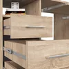 PC-Schreibtisch AKORD ANA Sonoma-Eiche mit 3 Schubladen Produktbild-Vorschau 5