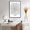 Gerahmtes Poster - Schwarzer Rahmen - Stadt Karte London - Produktbild-Vorschau 6