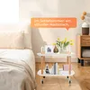 CMYbabee Servierwagen Barwagen Beistellwagen Wagen Mit 3 Produktbild-Vorschau 6