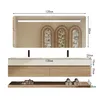 A diagram showing a bathroom vanity set with dimensions. Produktbild-Vorschau