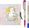 Tagebuch mit Einhorn-Vorhängeschloss + Patronenfüller Produktbild-Vorschau 1