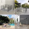 Parc pour chiots 6 grilles pliable avec porte Parc pour Voir les images du produit 7