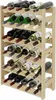 A wooden wine rack filled with wine bottles. Náhled obrázku produktu