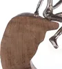 Gilde Skulptur, "Secure", Paarmotiv, Aluminium, Mangoholz, Anteprima dell’immagine prodotto 7
