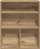 vidaXL Bibliothèque Artisan-Chêne 60x30x71,5 cm Matériau Voir les images du produit 4