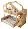 Kinder-Etagenbett 90x200 + 140x200 cm im Haus-Design mit Produktbild-Vorschau 17