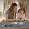 Happyment Stolek na puzzle na kolečkách - Až na 1500 dílků Náhled obrázku produktu 3