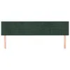 Kopfteile Dunkelgrün 200x5x78/88 cm Samt Produktbild-Vorschau 3