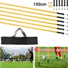 Jayseuw 6x Slalomstangen Fussball 1,5 m sprunghafte Produktbild-Vorschau 1