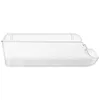 A clear, side view of a transparent plastic food storage container. Náhled obrázku produktu