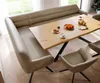 DELIFE Esszimmerbank Taya-Flex 285x190 cm Mikrofaser Beige Produktbild-Vorschau 4