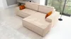 Ecksofa TOR mit Schlaffunktion. Farbe: Toffee. Produktbild-Vorschau 4