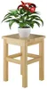 Holzhocker Sitzhocker ohne Lehne in Kiefer natur oder weiß Produktbild-Vorschau 11