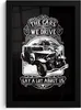 MuchoWow® MuchoWow® Gerahmtes Poster Mancave - Auto - Retro Produktbild-Vorschau 1