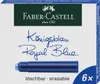 Faber-Castell 201621 FABER-CASTELL Tintenpatronen blau 3 Anteprima dell’immagine prodotto 3