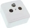 InLine Antennensteckdose + SAT, geschirmt, AP/UP - Set, SAT Produktbild-Vorschau 1