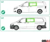 Vitre de Porte pour Mercedes Vito W447 2014-2025 L2 L3 Voir les images du produit 3