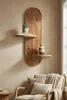 Skye Decor, Wandregal aus 100% MDF, Eiche, 26 x 35 x 13 cm Produktbild-Vorschau 1