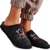 Hausschuhe Big Star KK276018 Schwarz und Beige 38 Produktbild-Vorschau 1