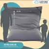 Lazy Bag Beanbag in cotone - Grigio scuro Anteprima dell’immagine prodotto 4