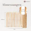 PINEEA Staketenzaun aus Haselnuss 100 cm Hoch – 5m Langer Produktbild-Vorschau 3