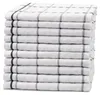 10er Set Geschirrtücher, 100% Baumwolle, ca. 45x60 cm, weiß Produktbild-Vorschau 1