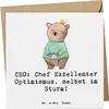 Mr. & Mrs. Panda Grußkarte CEO Optimismus - Weiß - Produktbild-Vorschau 1