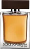 A close-up studio shot of a Dolce & Gabbana The One For Men Eau de Toilette spray bottle. Produktbild-Vorschau