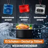 BigDean Meal Prep Boxen 700 ml – 15 runde Schalen mit Produktbild-Vorschau 3