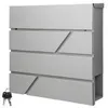 Malatec 6238 Briefkasten, Anthrazitfarbe Produktbild-Vorschau 22