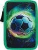 A pencil case with a soccer ball design. Produktbild-Vorschau
