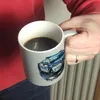 Polizeiauto mit Blaulicht Glitzer-Kaffeebecher Produktbild-Vorschau 6