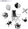 Mondeer Klappbarer Campingstuhl 2er Set mit Produktbild-Vorschau 5