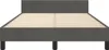 vidaXL Struttura letto senza materasso grigio scuro 120x200 Anteprima dell’immagine prodotto 4