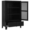 vidaXL Armoire de bureau avec portes grillagées Industriels Voir les images du produit 2