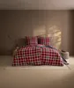 Estella Kuschelflanell Bettwäsche Quirin rot 135x200 cm + Produktbild-Vorschau 10