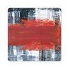 MuchoWow® Mauspad Mousepad Gemälde - Abstrakt - Rot - Öl Produktbild-Vorschau 1