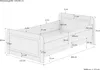 Seniorenbett extra hoch 120x200 Einzelbett Holzbett Produktbild-Vorschau 7