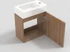 MODFU Badezimmermöbel,Badezimmerschrank,Waschbecken, mit Produktbild-Vorschau 6