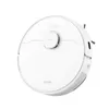 A white robot vacuum cleaner is shown from a diagonal angle against a white background. Produktbild-Vorschau