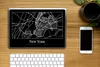 MuchoWow® Laptop Aufkleber Sticker Cover Karte - New York - Produktbild-Vorschau 2