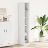 vidaXL Kleiderschrank Weiß 30x50x200 cm Holzwerkstoff Produktbild-Vorschau 1
