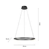 JUST LIGHT RITUS LED Pendelleuchte Warmweiss Dimmbar 28W Produktbild-Vorschau 9