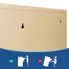 An instructional image showing how to properly hang a product, with a checkmark for the correct method and a cross for the incorrect method. Produktbild-Vorschau