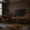 A living room scene with a TV stand and a TV. Produktbild-Vorschau